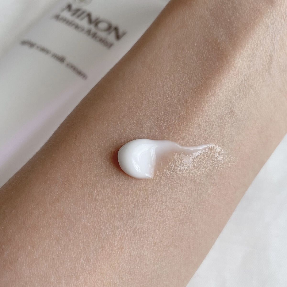 アミノモイスト エイジングケア ミルククリーム/ミノン/フェイスクリーム by m_cos