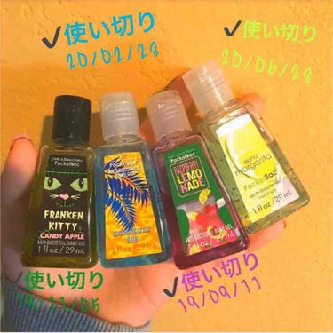 BATH&BODY WORKS hand gelのクチコミ「【バスアンドボディーワークス アンチバクテリア ハンド ジェル】
内容量:1.fl.oz/29.....」（2枚目）