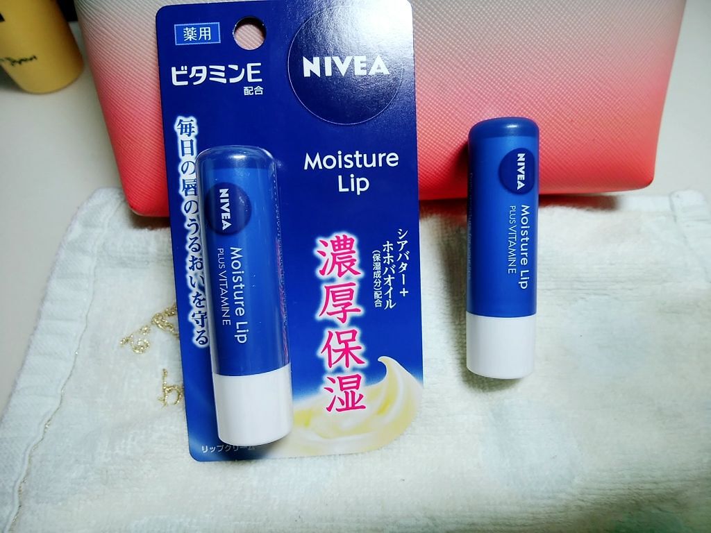 モイスチャーリップ ビタミンE/ニベア/リップクリームを使ったクチコミ（1枚目）