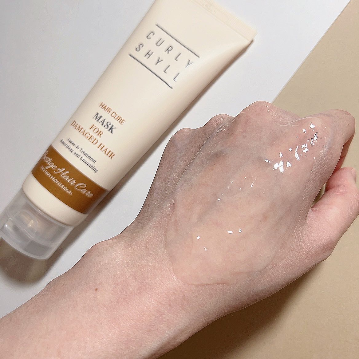 HAIR CURE MASK/CULRY SHYLL/アウトバストリートメントを使ったクチコミ（3枚目）