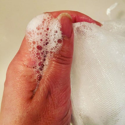 きのひも on LIPS 「SKIN1004まゆ石鹸泡立てネットつき。早速使ってみました。..」(5枚目)