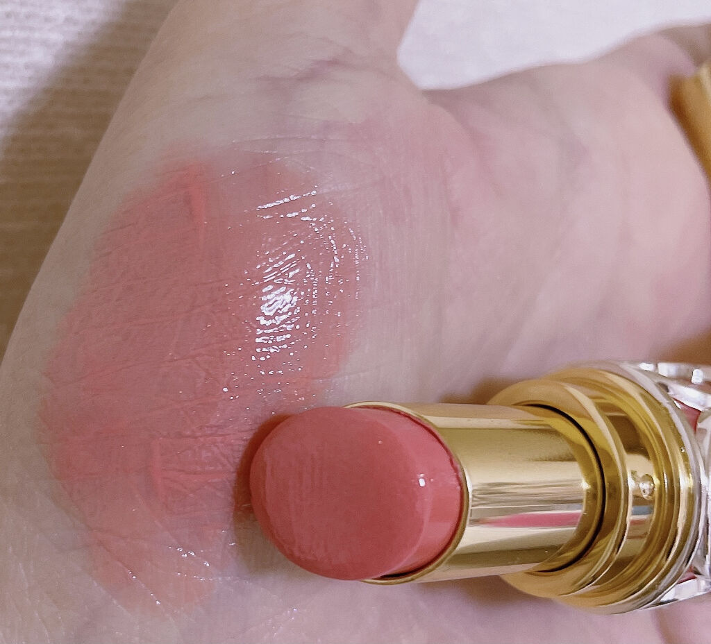 ルージュ ヴォリュプテ シャイン/YVES SAINT LAURENT BEAUTE/口紅を使ったクチコミ（3枚目）