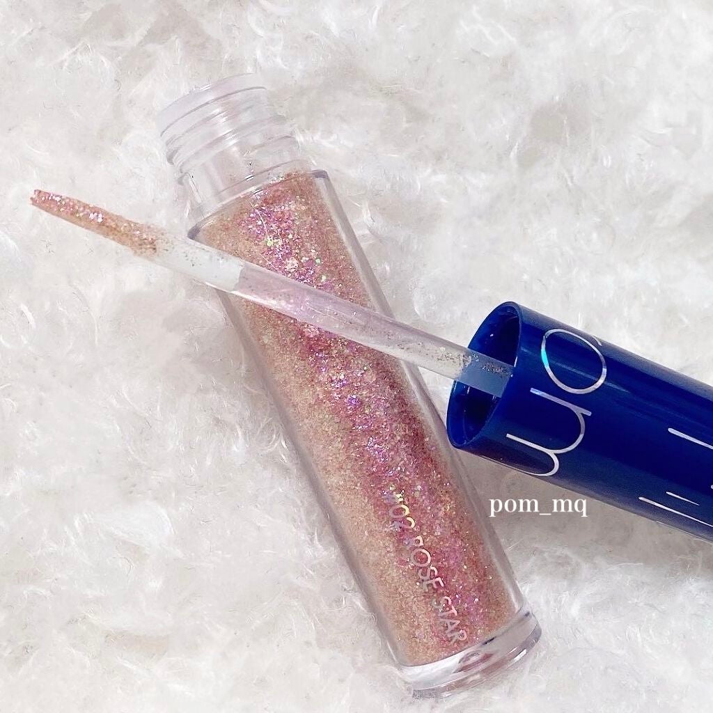 リキッド グリッター シャドウ/rom&nd/グリッターを使ったクチコミ(3枚目)