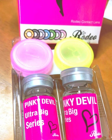 rodeo PINKY DEVIL/グラムレンズ/カラーコンタクトレンズを使ったクチコミ（2枚目）