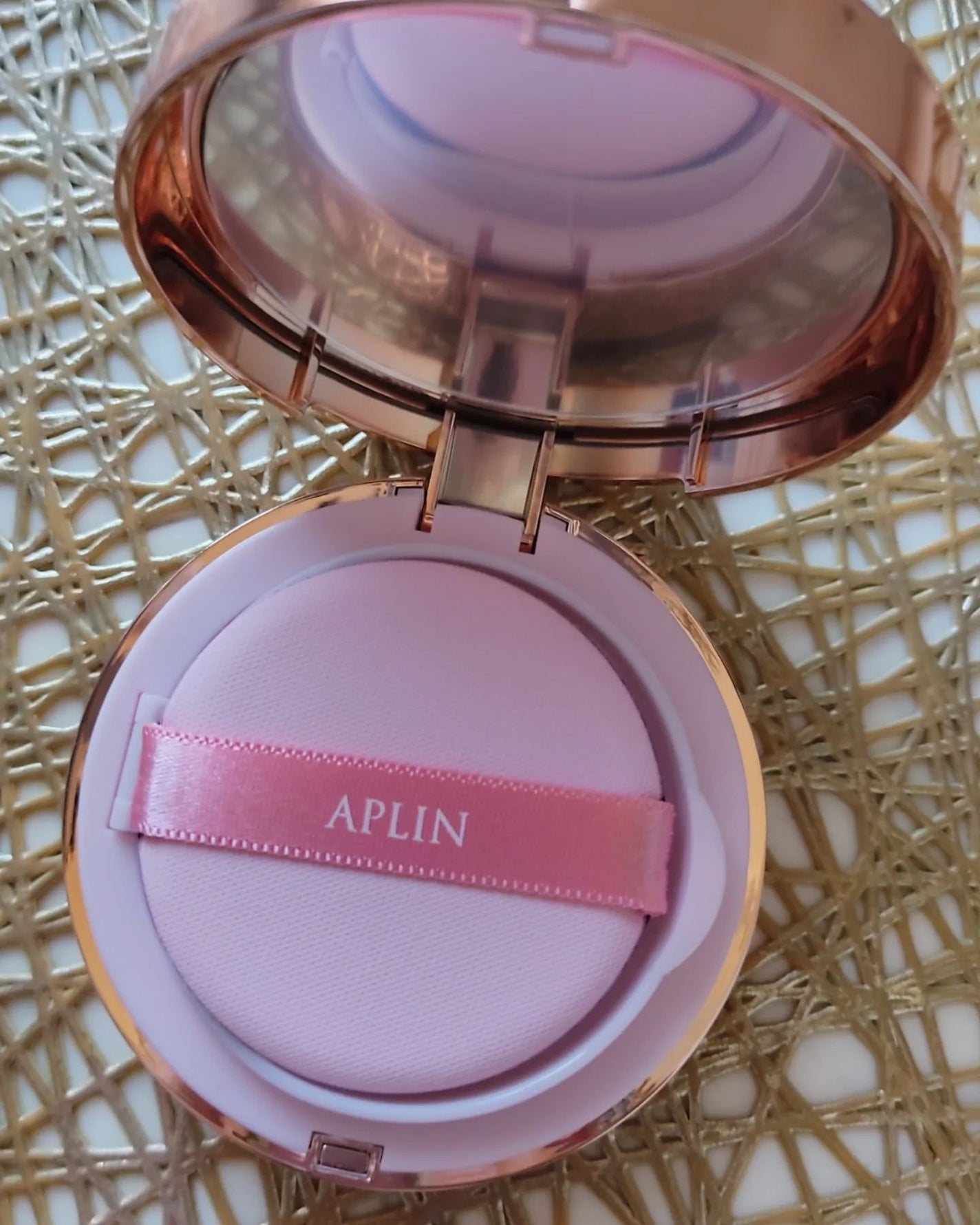 ピンクティーツリーカバークッション/APLIN/クッションファンデーションを使ったクチコミ(3枚目)