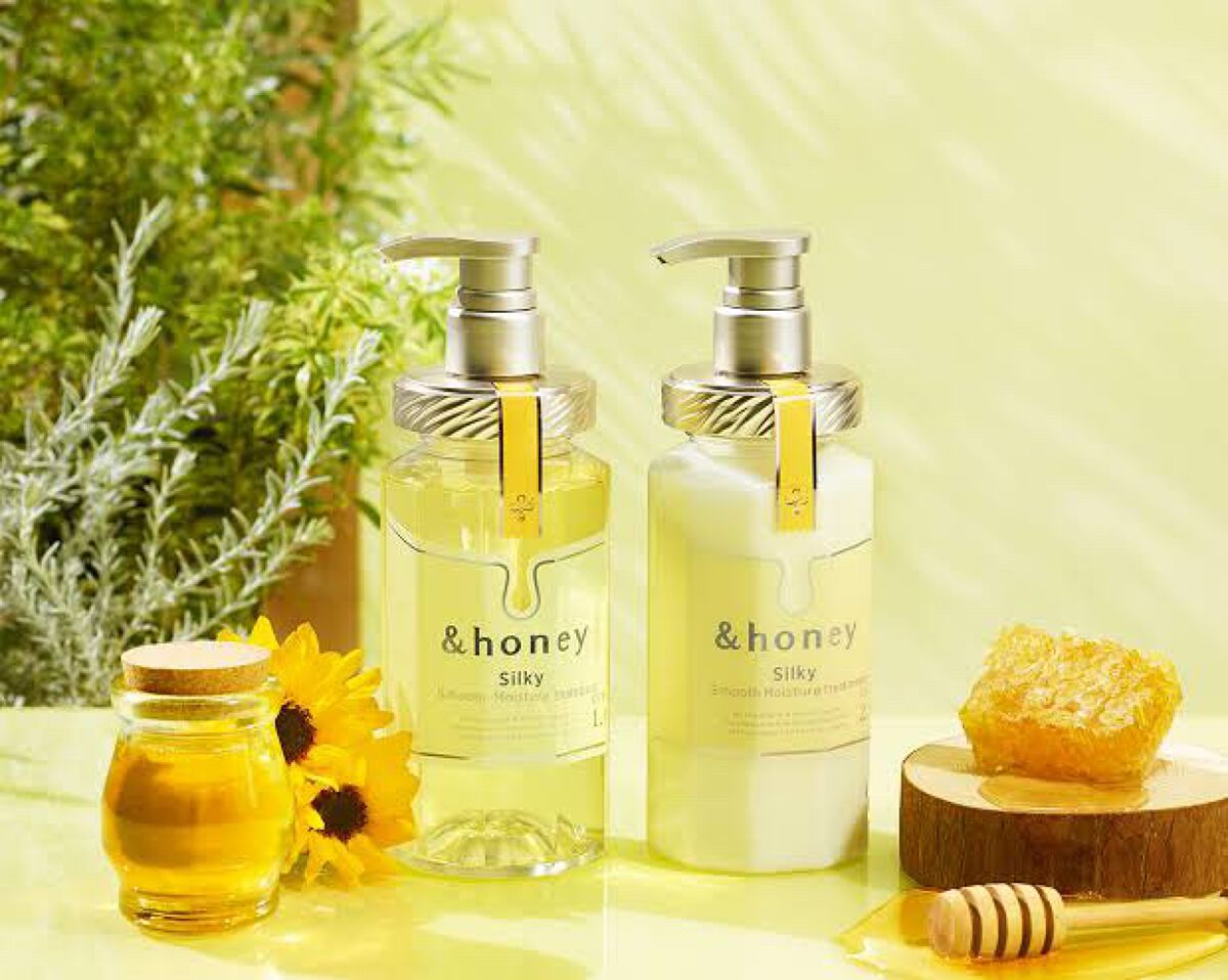 シルキー スムースモイスチャー シャンプー 1.0/ヘアトリートメント 2.0/&honey/市販シャンプーを使ったクチコミ(1枚目)