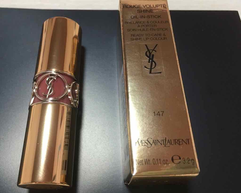 ルージュ ヴォリュプテ シャイン/YVES SAINT LAURENT BEAUTE/口紅を使ったクチコミ(1枚目)