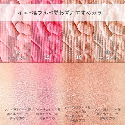 パーソナルカラー別チークの色の選び方《イエベ・ブルベ》セザンヌ・SUQQUなどおすすめ17選も