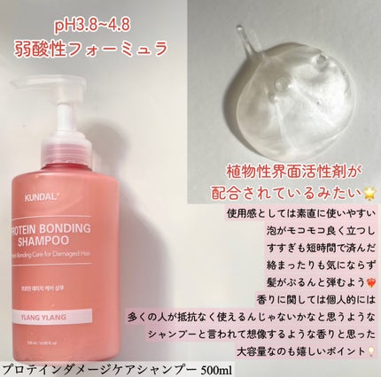 クンダル ダメージケア シャンプー/トリートメント/KUNDAL/市販シャンプーを使ったクチコミ(2枚目)
