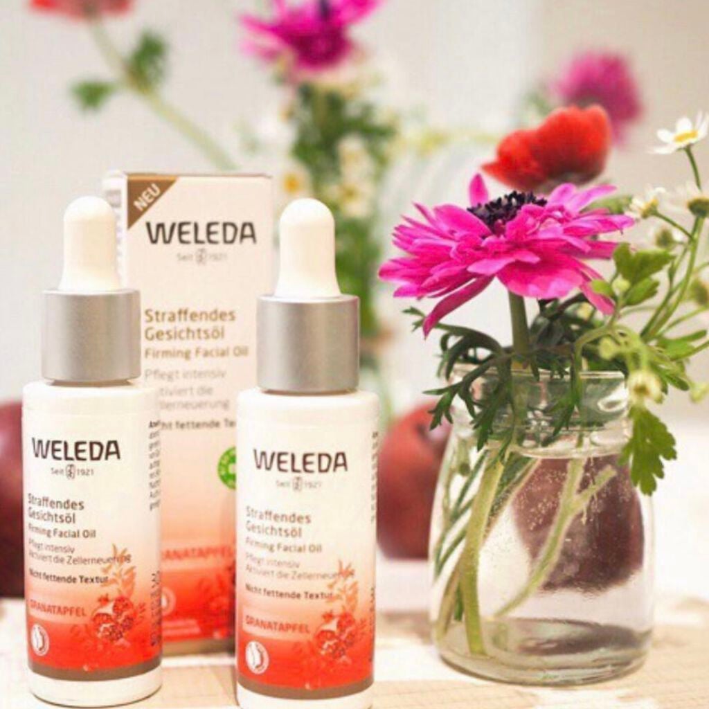 ざくろ フェイシャルオイル/WELEDA/フェイスオイルを使ったクチコミ(2枚目)