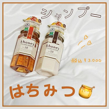 〘 はちみつシャンプー🍯 〙


&honeyディープモイスト シャンプー1.0／ヘアトリートメント2.0についてレビューしていきます！ ³₃


&honey ディープモイスト シャンプー1.0 （4