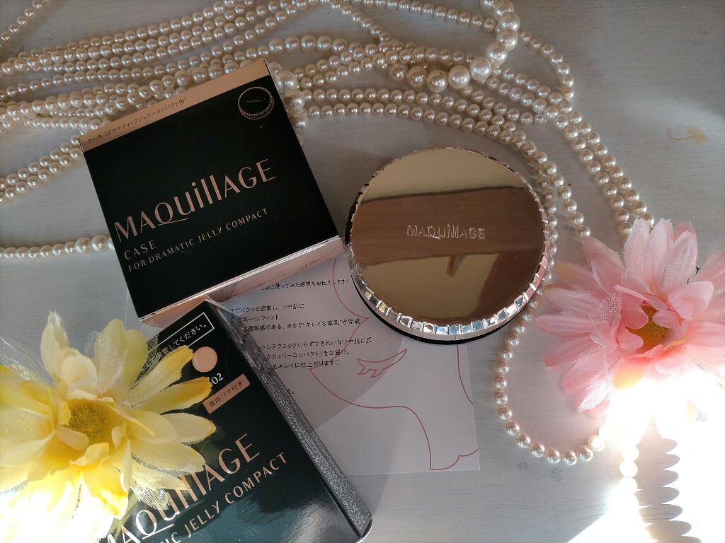 ドラマティックジェリーコンパクト/マキアージュ/クッションファンデーションを使ったクチコミ（2枚目）