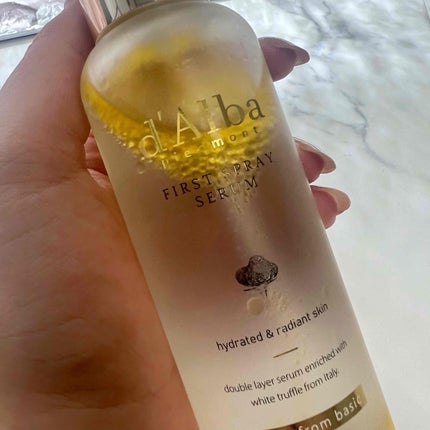 ダルバ ホワイトトリュフファーストスプレーセラム/ダルバ/ミスト状化粧水を使ったクチコミ(5枚目)