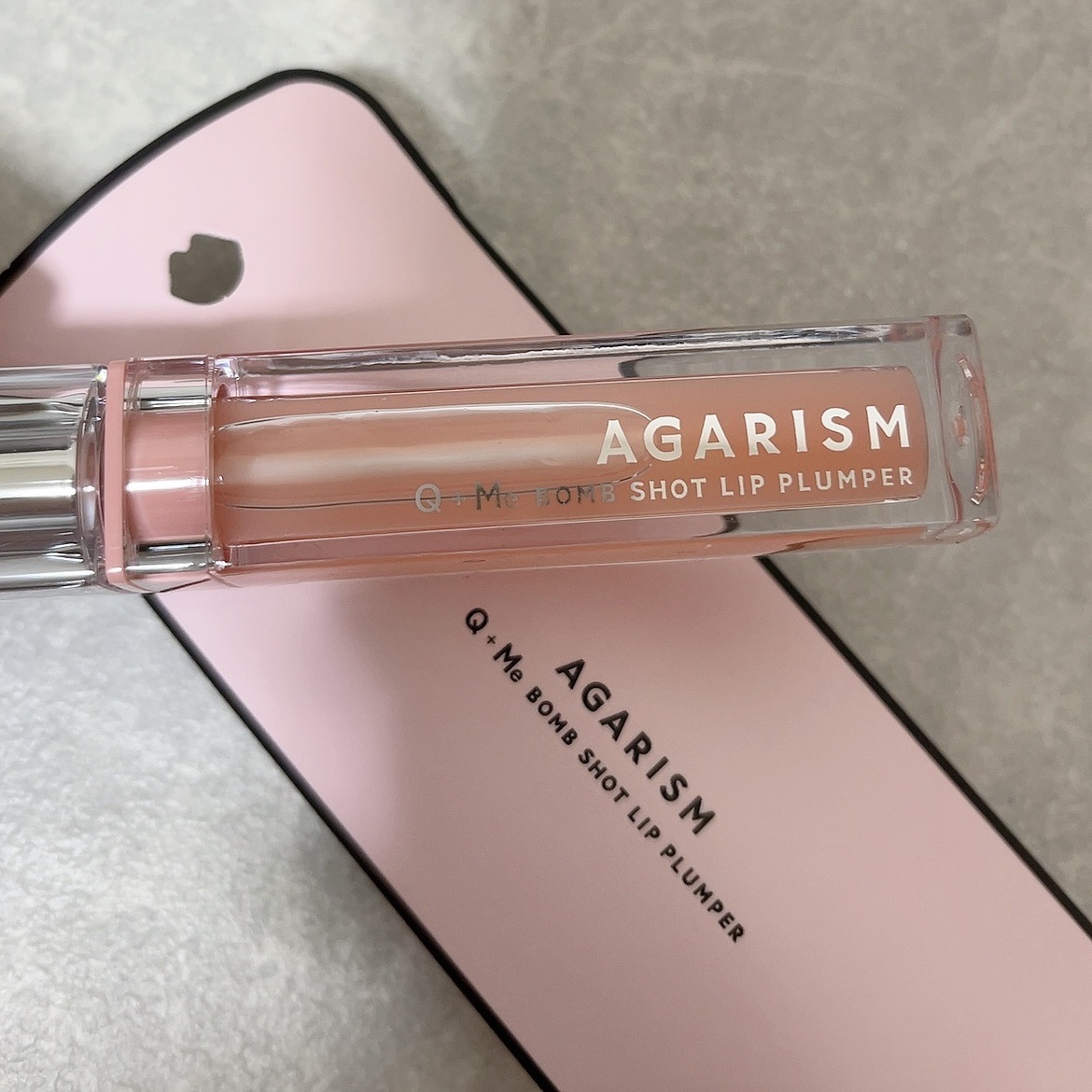 キューミ―ボムショットリッププランパー/AGARISM/リッププランパーを使ったクチコミ（1枚目）