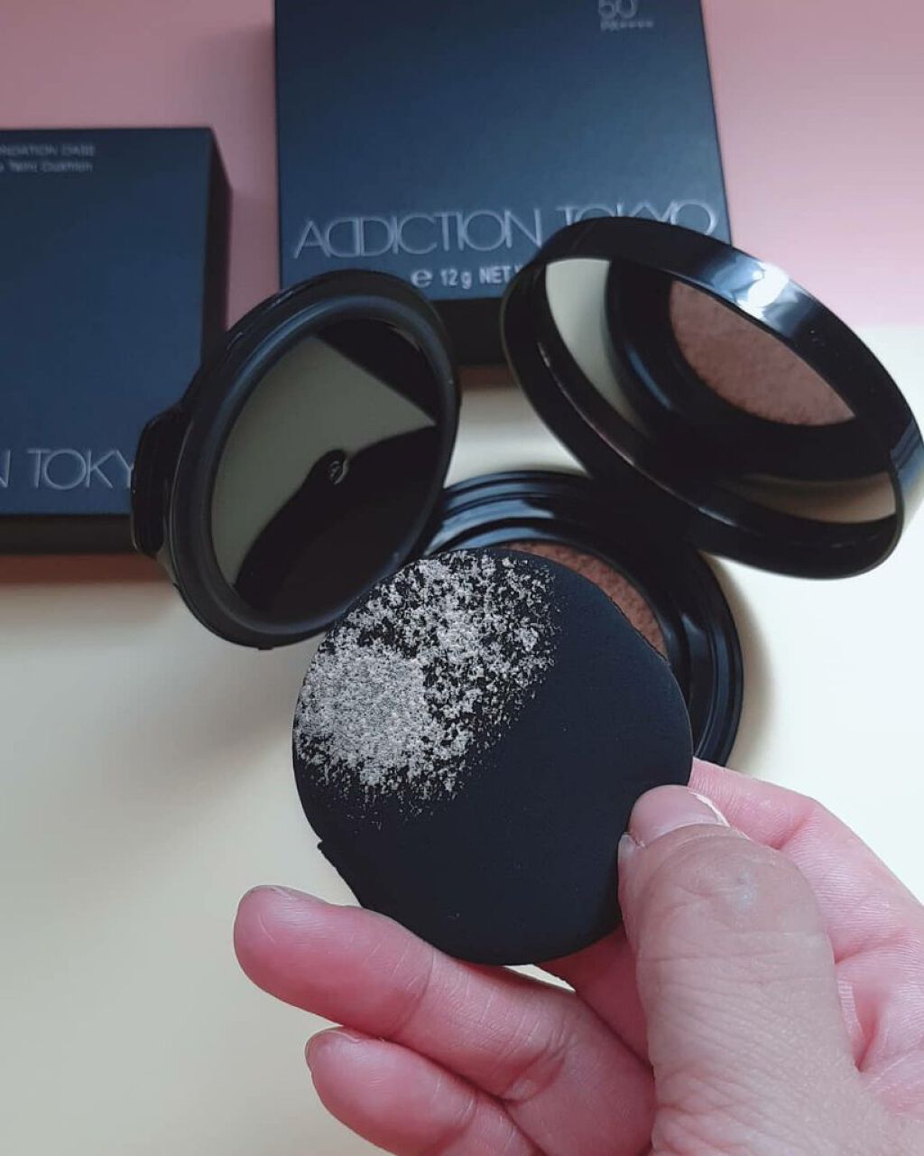 スキンリフレクト ラスティング UV クッションファンデーション/ADDICTION/クッションファンデーションを使ったクチコミ(5枚目)