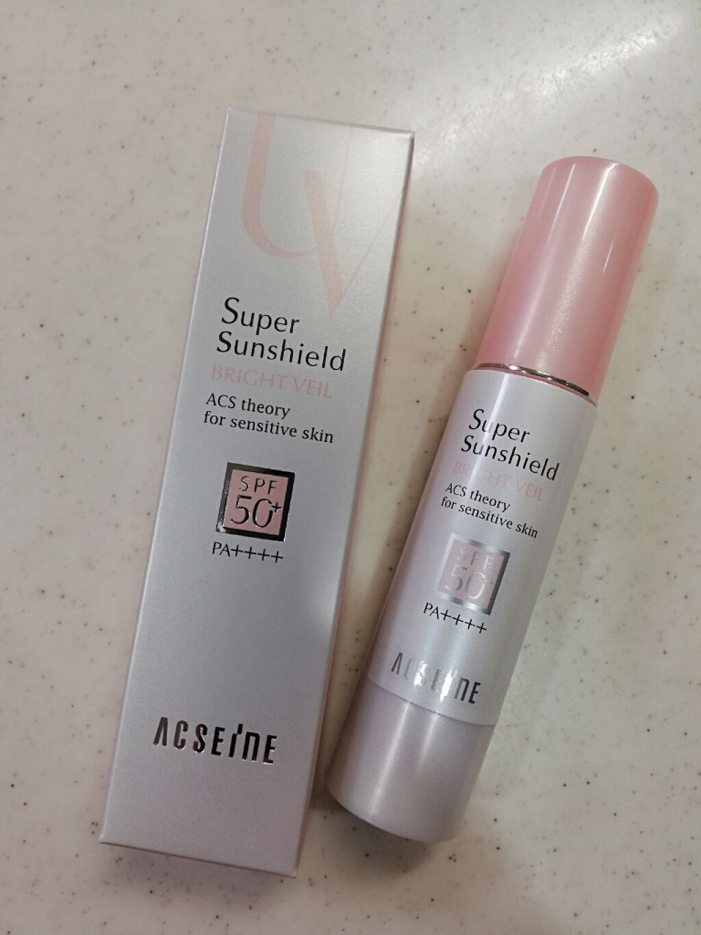 スーパーサンシールド ブライトヴェール/ACSEINE/化粧下地を使ったクチコミ（1枚目）