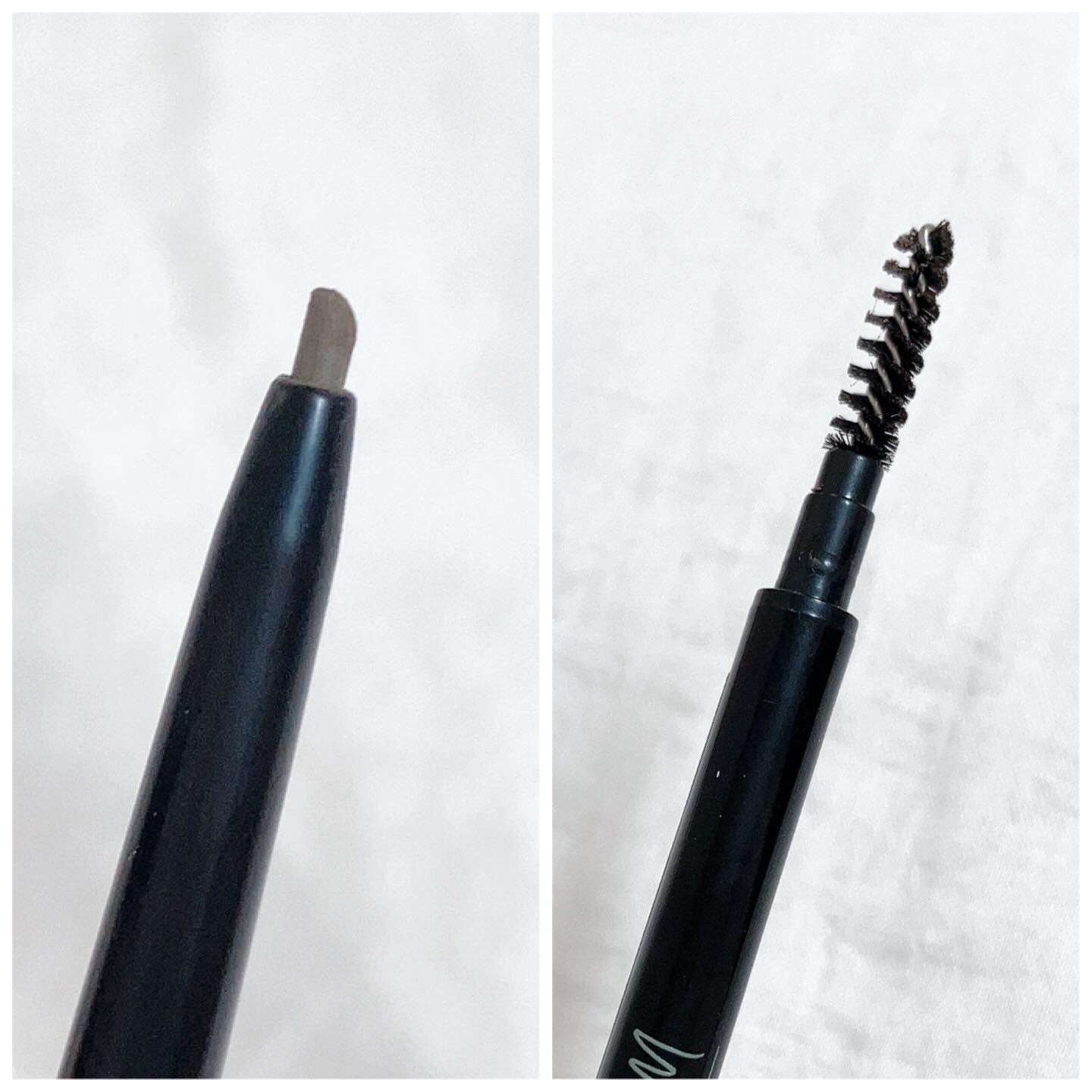 スリムスケッチアイブロウペンシル アッシュブラウン/U R GLAM/アイブロウペンシルを使ったクチコミ（3枚目）