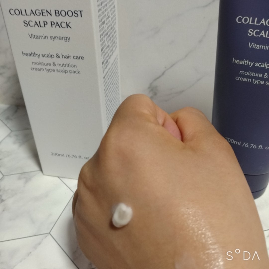 コラーゲンブースト スカルプパック/treecell/ヘアマスク・ヘアパックを使ったクチコミ(2枚目)