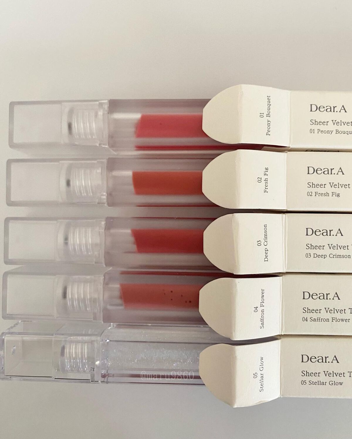 シアーベルベットティント/Dear.A/リップティントを使ったクチコミ（2枚目）