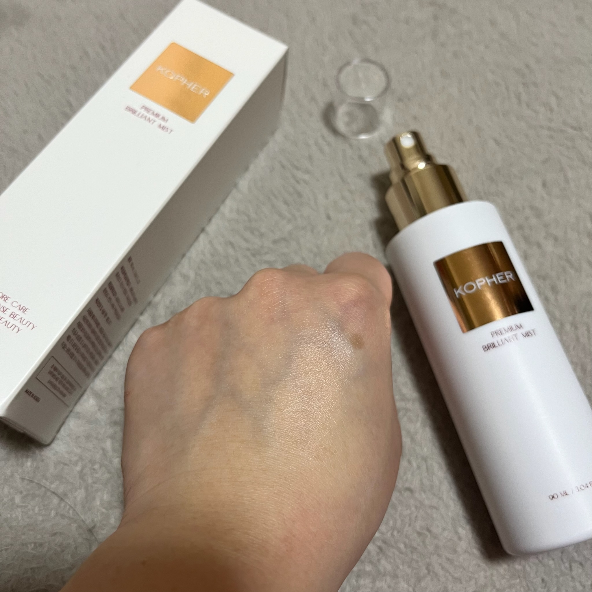 PREMIUM BRILLIANT MIST/KOPHER/ミスト状化粧水を使ったクチコミ（3枚目）