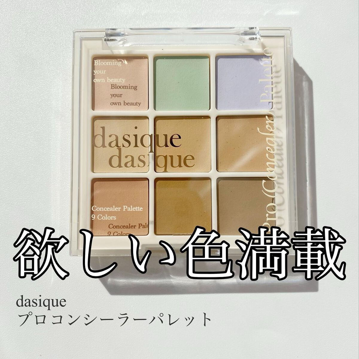 プロコンシーラーパレット/dasique/パレットコンシーラーを使ったクチコミ（1枚目）