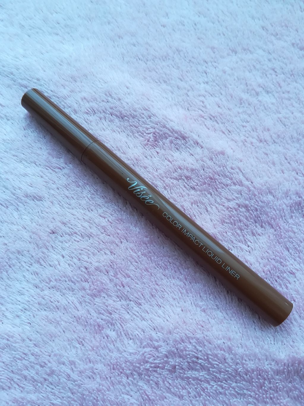 カラーインパクト リキッドライナー BR341 ライトブラウン/Visée/リキッドアイライナーを使ったクチコミ（1枚目）
