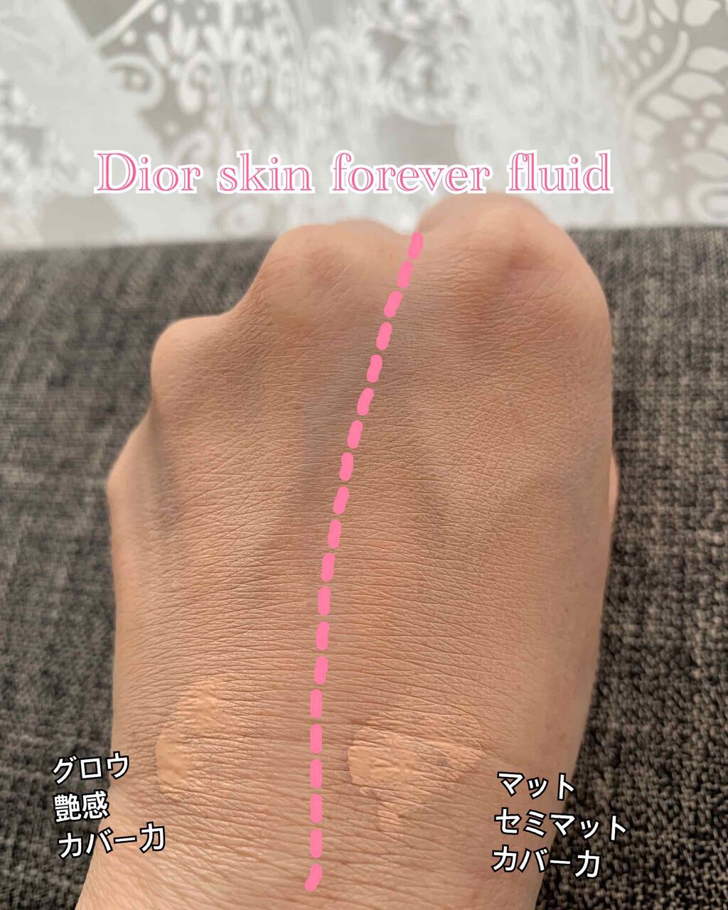 【旧】ディオールスキン フォーエヴァー フルイド グロウ/Dior/リキッドファンデーションを使ったクチコミ(2枚目)