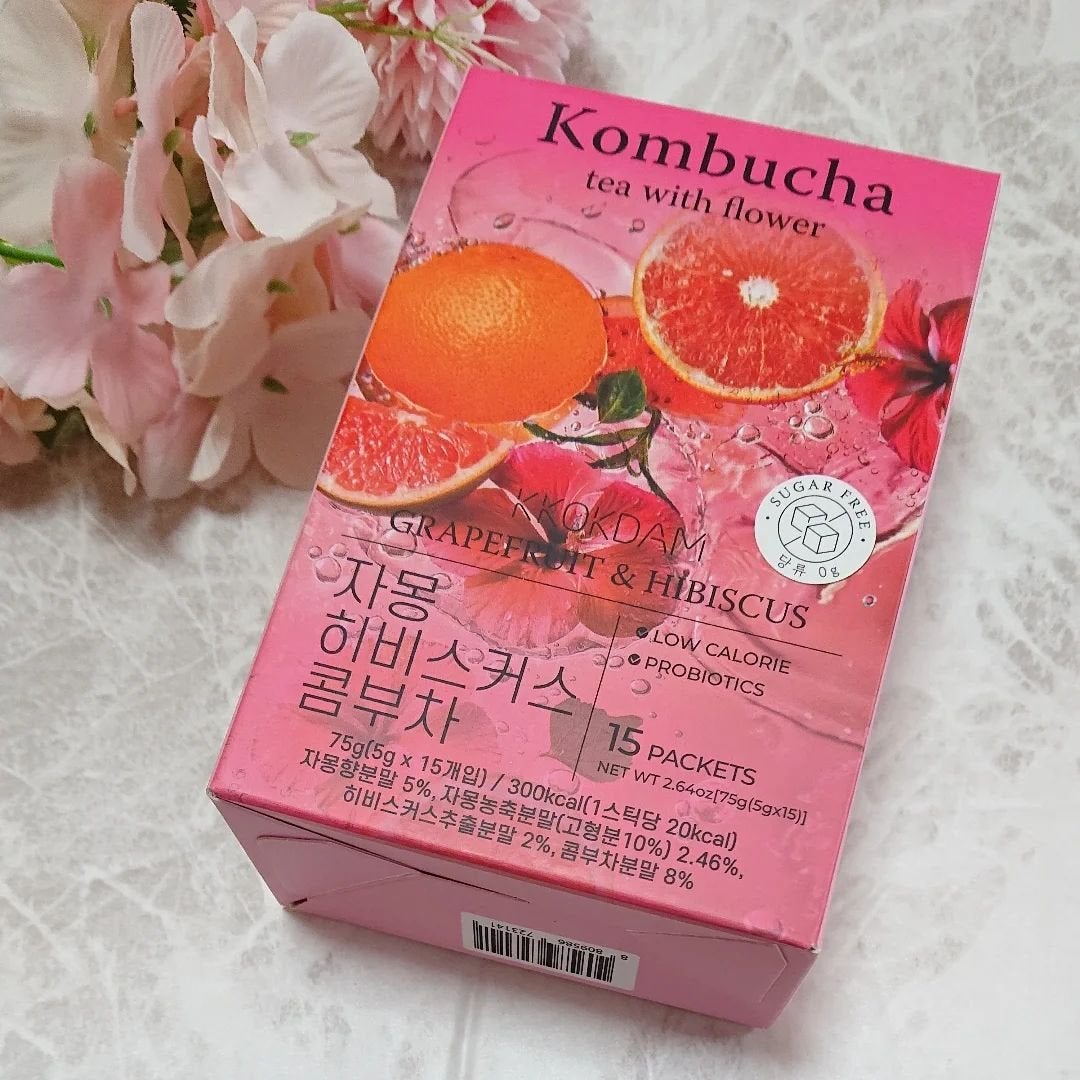 ir_uuy on LIPS 「KKOKDAMフラワーコンブチャグレープフルーツハイビスカス味..」(1枚目)