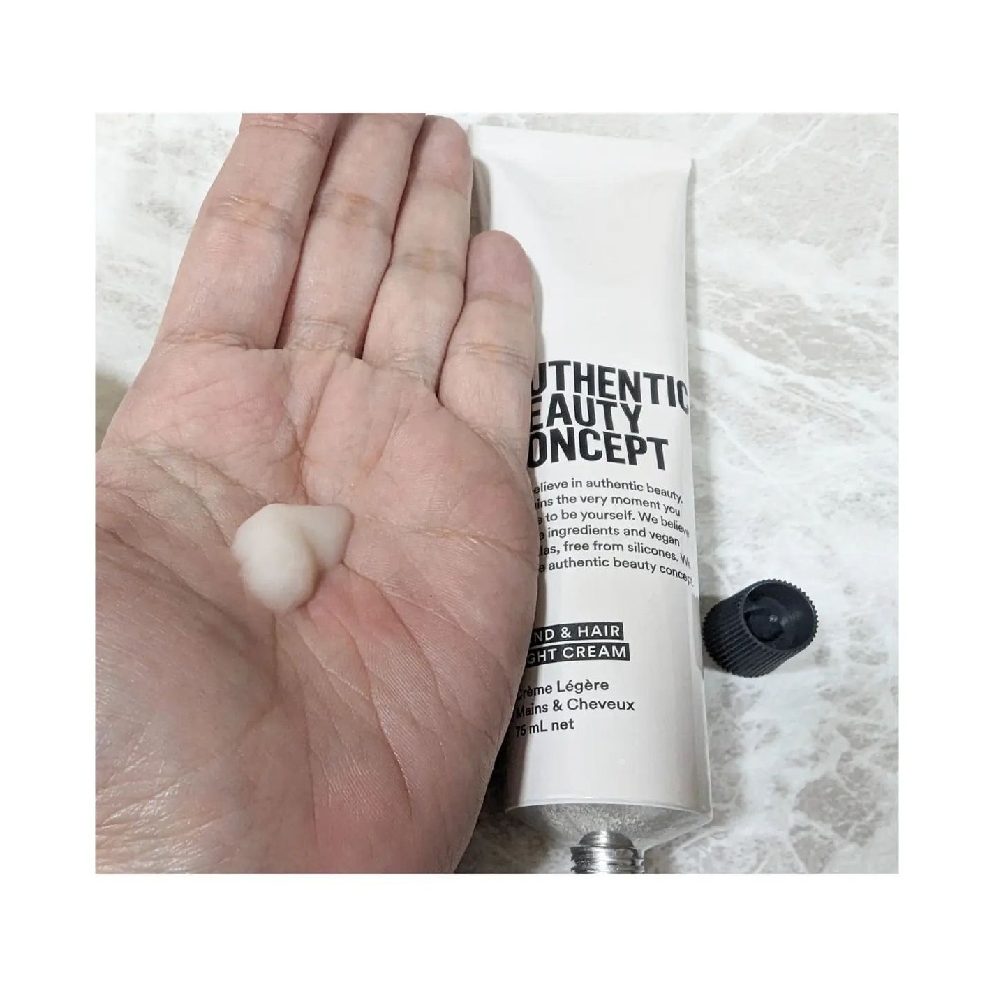 ハンド&ヘア ライトセラム/AUTHENTIC BEAUTY CONCEPT/ハンドクリームを使ったクチコミ(2枚目)