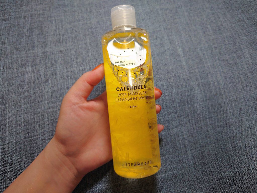 カレンデュラ ディープモイスチャー クレンジングウォーター/STEAMBASE/クレンジングウォーターを使ったクチコミ（1枚目）