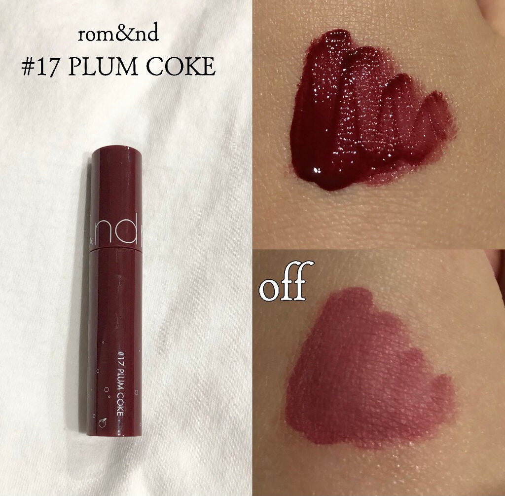 ジューシーラスティングティント/rom&nd/リップティントを使ったクチコミ(2枚目)