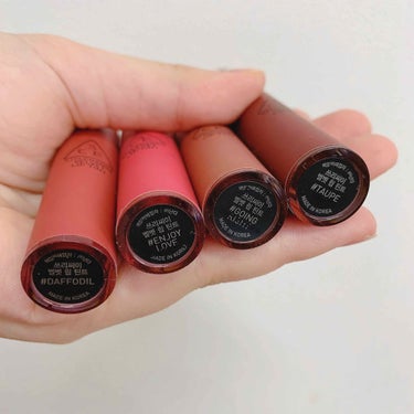 3CE VELVET LIP TINT/3CE/口紅を使ったクチコミ（2枚目）