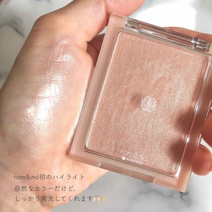 ヴェールライター/rom&nd/パウダーハイライトを使ったクチコミ(6枚目)