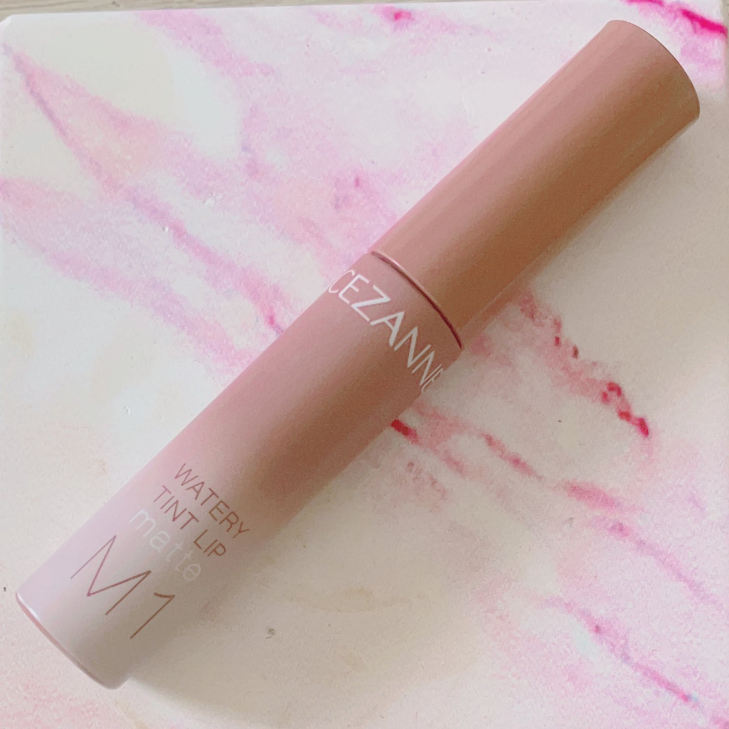 ウォータリーティントリップ マット/CEZANNE/リップティントを使ったクチコミ(1枚目)
