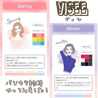   パーソナルカラー診断/Visée/その他を使ったクチコミ（1枚目）