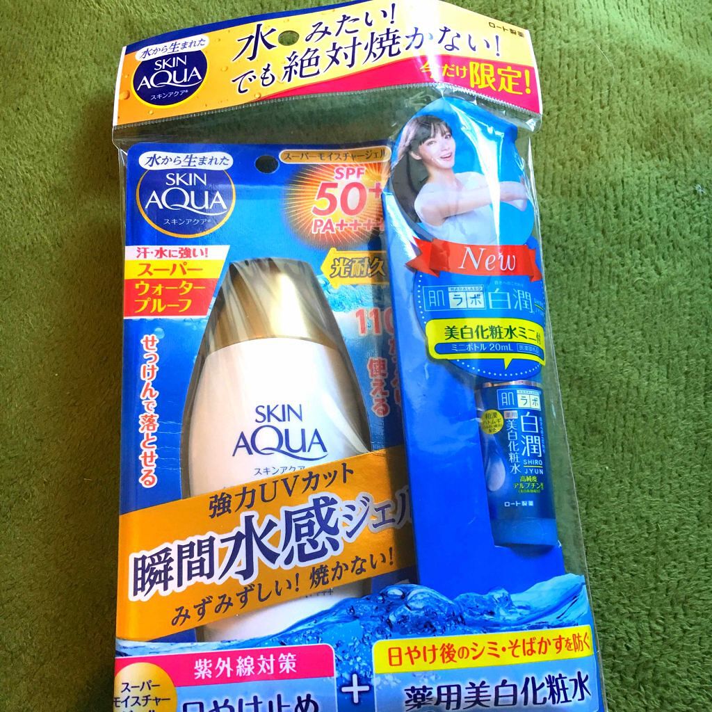 スキンアクア スーパーモイスチャージェル/スキンアクア/日焼け止めジェルを使ったクチコミ（1枚目）