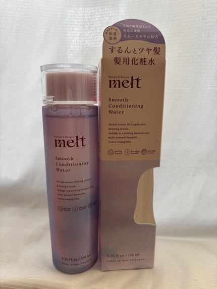 スムース コンディショニング ウォーター/melt/アウトバストリートメントを使ったクチコミ(1枚目)