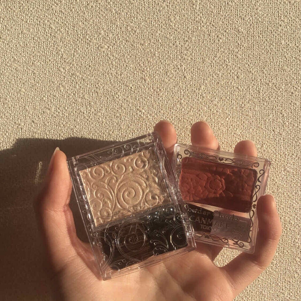 【旧品】パウダーチークス/キャンメイク/パウダーチークを使ったクチコミ(2枚目)