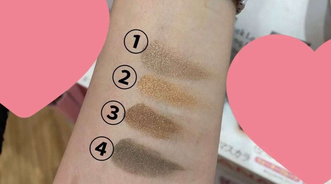 シルキースフレアイズ/キャンメイク/アイシャドウパレットを使ったクチコミ(3枚目)