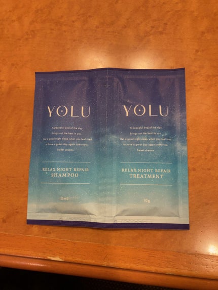 リラックスナイトリペア シャンプー/トリートメント/YOLU/市販シャンプーを使ったクチコミ(1枚目)