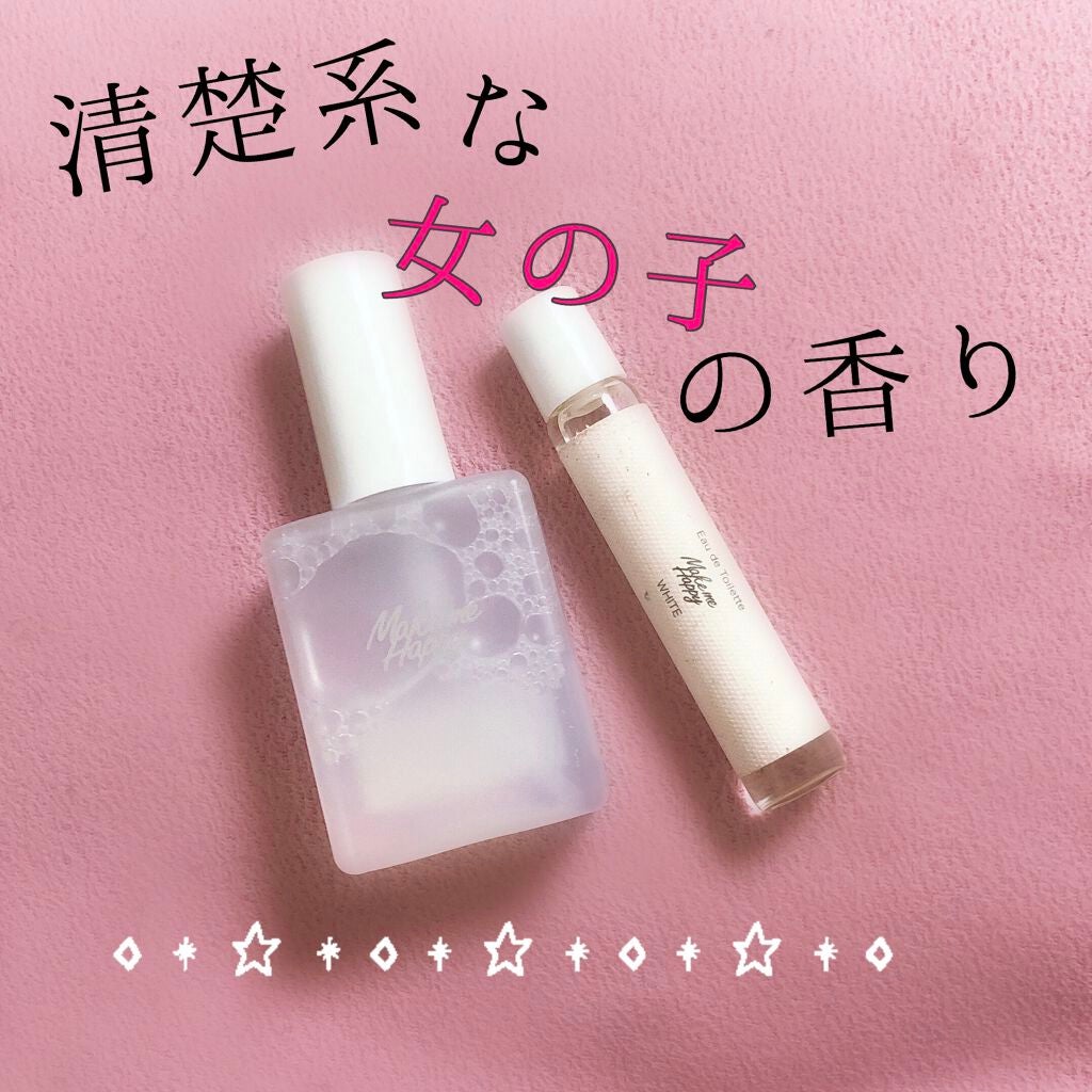 メイクミーハッピー フレグランスウォーター WHITE/キャンメイク/香水(レディース)を使ったクチコミ(1枚目)