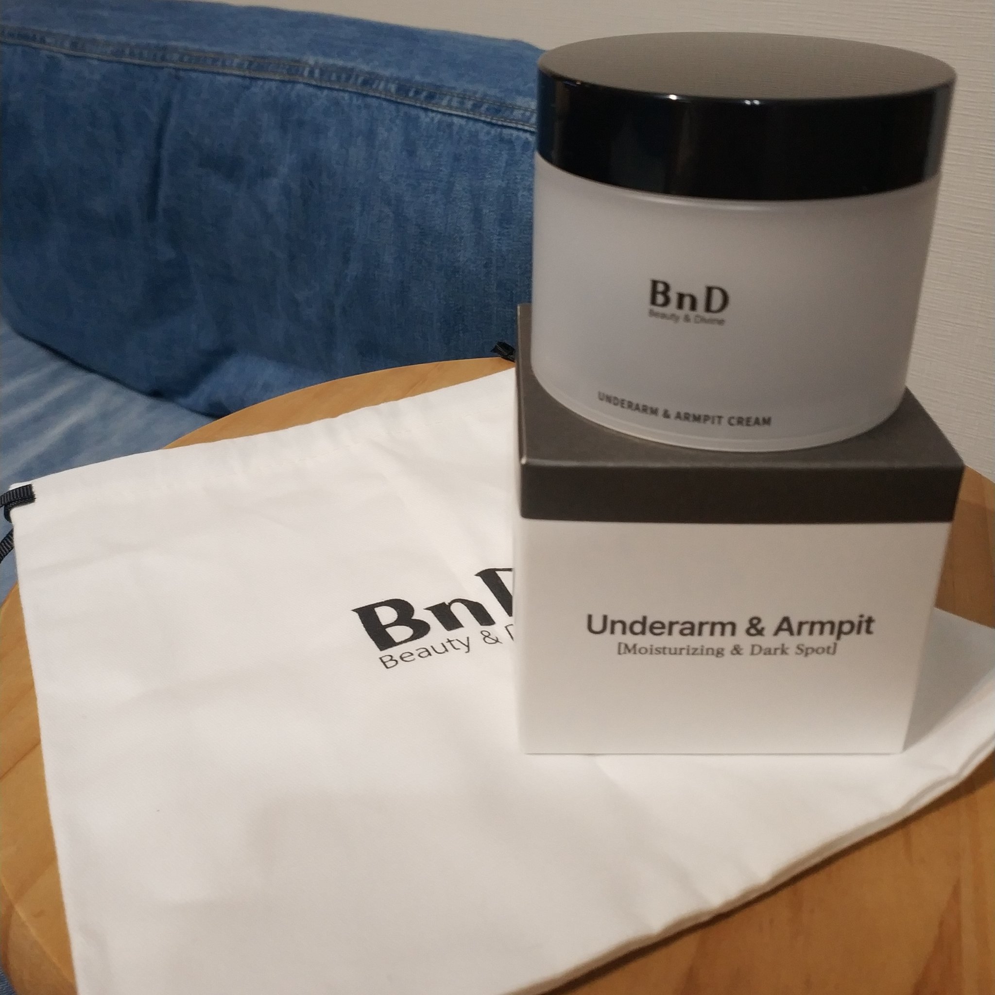 BnDアンダーアームクリーム(ボディクリーム)/BnD/デリケートゾーンケアを使ったクチコミ（1枚目）