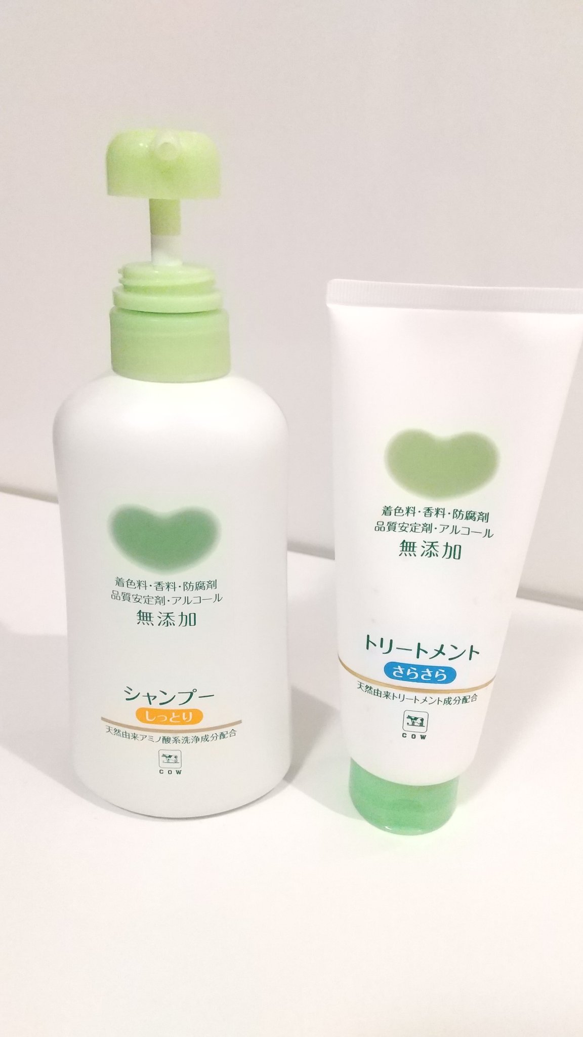 シャンプー・トリートメント しっとり/カウブランド無添加/市販シャンプーを使ったクチコミ（1枚目）