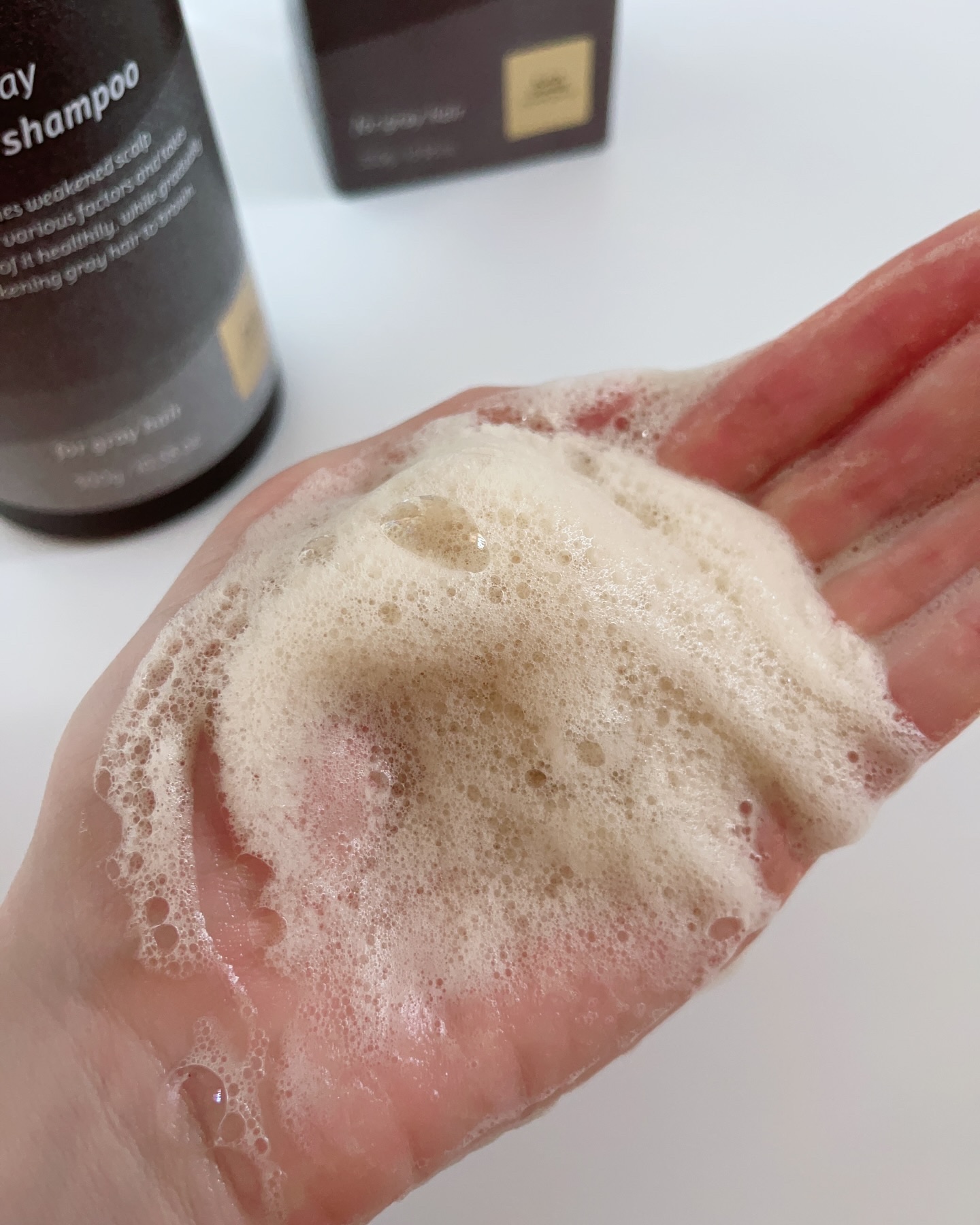 モダモダゼログレイシャンプー/MODAMODA/市販シャンプーを使ったクチコミ（3枚目）