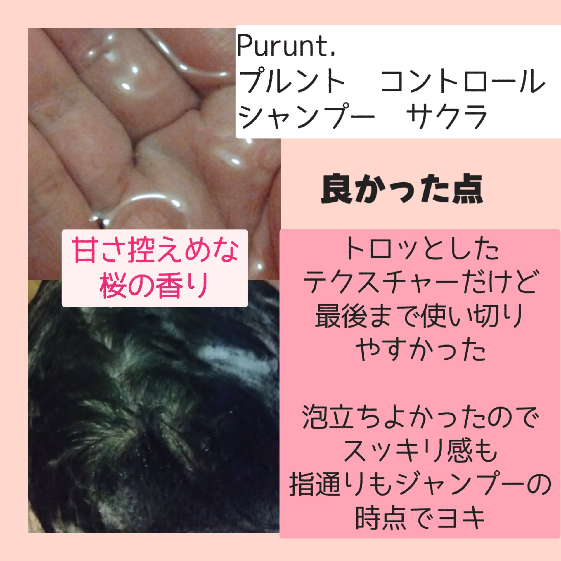 プルント　コントロールペアセット　サクラ/Purunt./ヘアケア・スタイリングを使ったクチコミ（2枚目）