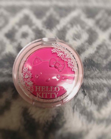 Blooming Kitty パウダーチーク/DAISO/パウダーチークを使ったクチコミ(1枚目)