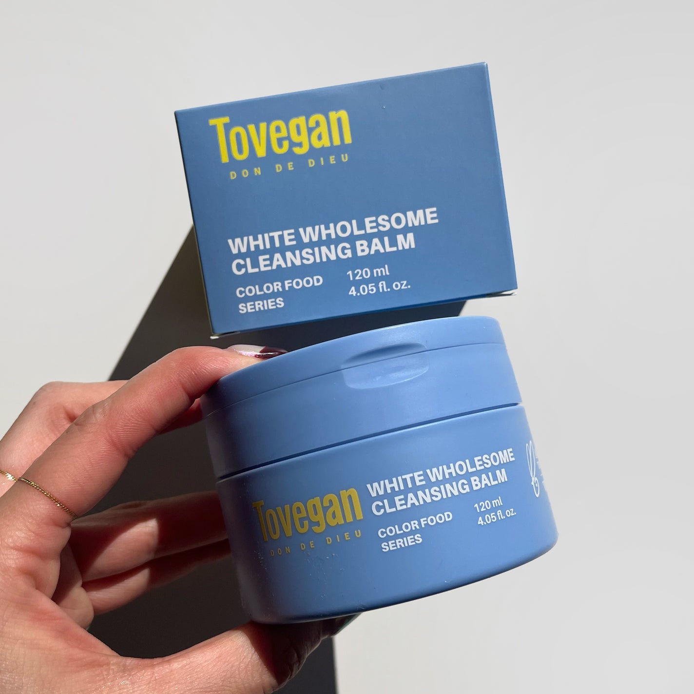カラーフードシリーズホワイトホールサムクレンジングバーム/Tovegan/クレンジングバームを使ったクチコミ(1枚目)