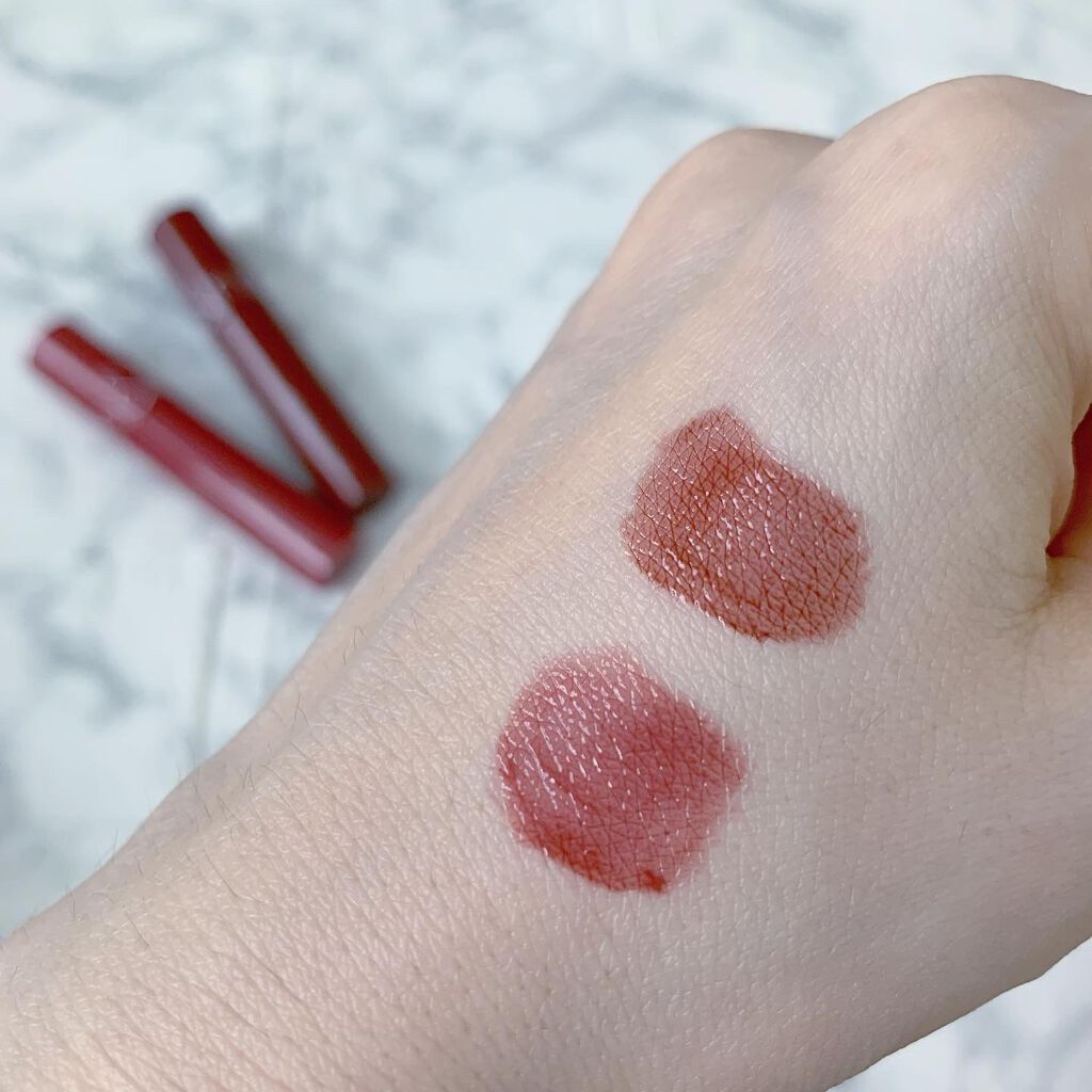 ジューシーラスティングティント/rom&nd/リップティントを使ったクチコミ(2枚目)