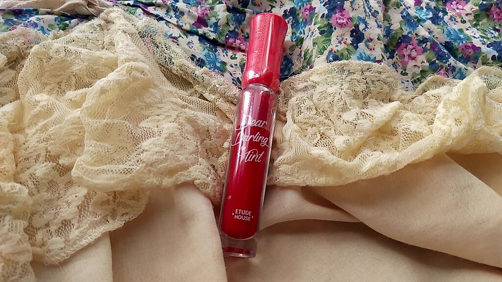 ディアダーリン ウォータージェルティント OR204(チェリー)/ETUDE/リップティントを使ったクチコミ（1枚目）