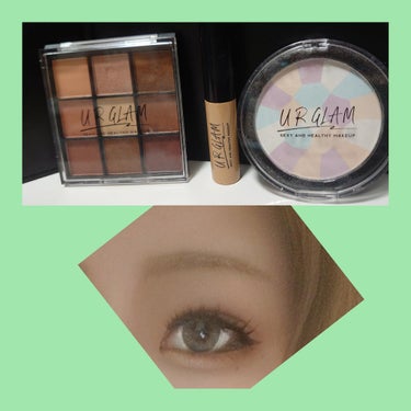 UR GLAM　BLOOMING EYE COLOR PALETTE/U R GLAM/パウダーアイシャドウを使ったクチコミ（1枚目）